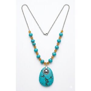 UGC Turquoise Teardrop Pendant